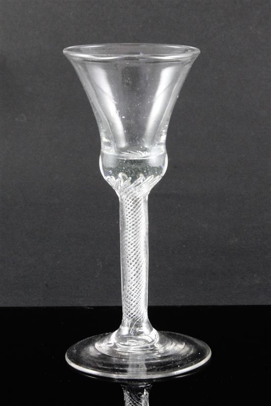 An airtrap stem wine glass, 18.5cm